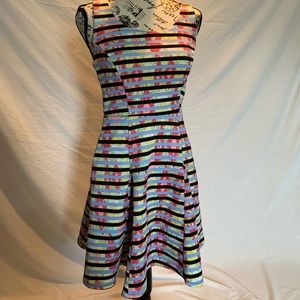 COPY - My Michelle juniors dress, size 3, fit and flare style, artistic backgro…